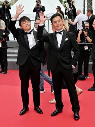 Cannes, 77th Cannes Film Festival 2024, Sixth evening - red carpet Palma d Or Studio Ghibli - In the photo: Goro Miyazaki and Kenichi Yoda  Copyright: xManuelexMangiarottix xipa-agencyx xPoolxPhotoxEventsx03x IPA_Agency_IPA46310394