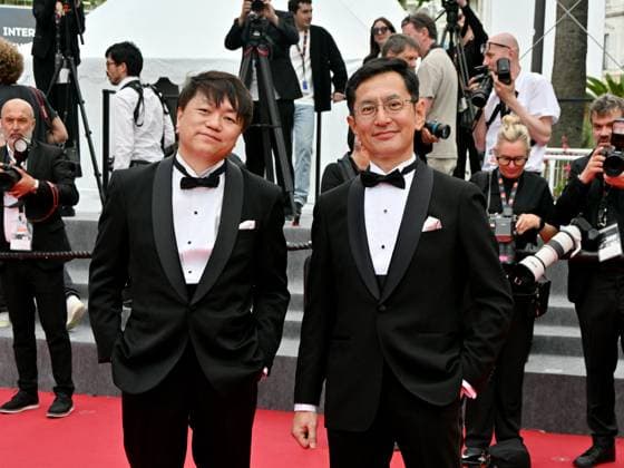 Cannes, 77th Cannes Film Festival 2024, Sixth evening - red carpet Palma d Or Studio Ghibli Cannes, 77th Cannes Film Festival 2024, Sixth evening - red carpet Palma d Or Studio Ghibli - In the photo: Goro Miyazaki and Kenichi Yoda Cannes France  Copyright: xIPA ABACAx