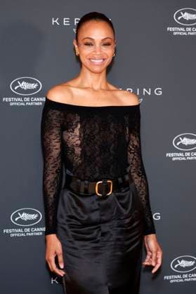 Zoe Saldana at the Kering Women in Motion Talk at the Festival de Cannes 2024 77 Cannes International Film Festival at the Majestic Hotel Cannes, 20 05 2024 Foto:xD.xBedrosianx xFuturexImagex saldana_4504