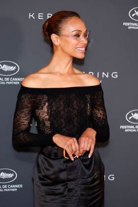 Zoe Saldana at the Kering Women in Motion Talk at the Festival de Cannes 2024 77 Cannes International Film Festival at the Majestic Hotel Cannes, 20 05 2024 Foto:xD.xBedrosianx xFuturexImagex saldana_4508
