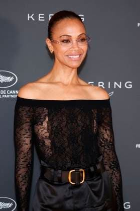 Zoe Saldana at the Kering Women in Motion Talk at the Festival de Cannes 2024 77 Cannes International Film Festival at the Majestic Hotel Cannes, 20 05 2024 Foto:xD.xBedrosianx xFuturexImagex saldana_4511