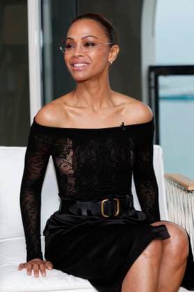 Zoe Saldana at the Kering Women in Motion Talk at the Festival de Cannes 2024 77 Cannes International Film Festival at the Majestic Hotel Cannes, 20 05 2024 Foto:xD.xBedrosianx xFuturexImagex saldana_4512