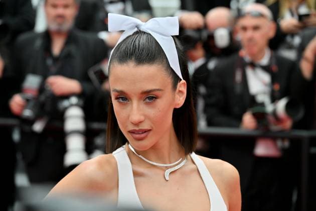 Cannes, 77th Cannes Film Festival 2024 Red Carpet The Apprentice Pictured: Maria Pedraza  Copyright: xAlbertoxTerenghi xipa-agency.netx x xipa-agencyxnetx IPA_Agency_IPA46311849
