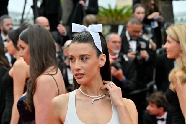 Cannes, 77th Cannes Film Festival 2024 Red Carpet The Apprentice Pictured: Maria Pedraza  Copyright: xAlbertoxTerenghi xipa-agency.netx x xipa-agencyxnetx IPA_Agency_IPA46311854