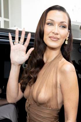 Cannes - Bella Hadid Exits The Martinez Bella Hadid leaves Martinez Hotel during 77th Cannes Film Festival. France, Cannes on May 20, 2024. Photo by Marco Piovanotto ABACAPRESS.COM Cannes France  Copyright: xPiovanottoxMarco ABACAx