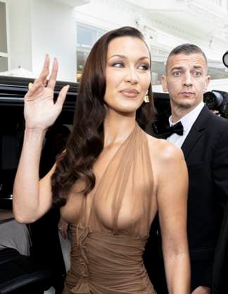 Cannes - Bella Hadid Exits The Martinez Bella Hadid leaves Martinez Hotel during 77th Cannes Film Festival. France, Cannes on May 20, 2024. Photo by Marco Piovanotto ABACAPRESS.COM Cannes France  Copyright: xPiovanottoxMarco ABACAx