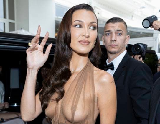 Cannes - Bella Hadid Exits The Martinez Bella Hadid leaves Martinez Hotel during 77th Cannes Film Festival. France, Cannes on May 20, 2024. Photo by Marco Piovanotto ABACAPRESS.COM Cannes France  Copyright: xPiovanottoxMarco ABACAx
