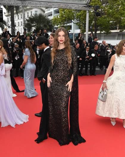 Cannes, 77th Cannes Film Festival 2024, Red carpet film The Apprentice In the photo: Barbara Palvin  Copyright: xAlbertoxTerenghix xipa-agency.nex xPoolxPhotoxEventsx03x IPA_Agency_IPA46312975