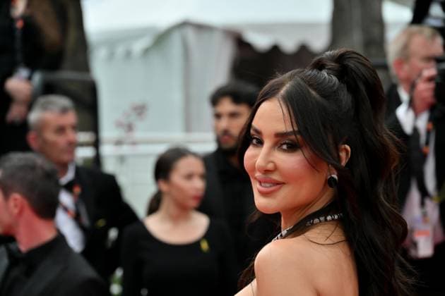 Cannes, 77th Cannes Film Festival 2024 Red Carpet The Apprentice Pictured: Mayssa Maghrebi  Copyright: xManuelexMangiarotti xipa-agency.x x xipa-agencyxnetx IPA_Agency_IPA46313005