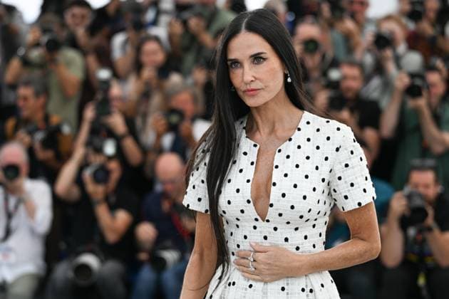 77eme Festival International du Film de Cannes Photocall du film 77th International Cannes Film Festival Photocall THE SUBSTANCE DEMI MOORE 305236 2024 05 20 Cannes France  Copyright: xSergexArnalx xStarfacex STAR_305236_014