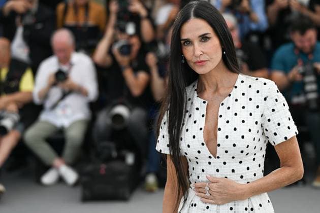 77eme Festival International du Film de Cannes Photocall du film 77th International Cannes Film Festival Photocall THE SUBSTANCE DEMI MOORE 305236 2024 05 20 Cannes France  Copyright: xSergexArnalx xStarfacex STAR_305236_015