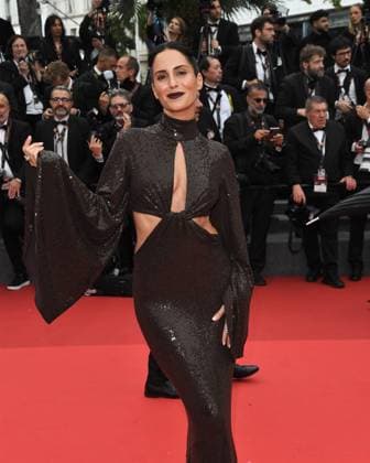 Cannes, 77th Cannes Film Festival 2024, Red carpet film The Apprentice In the photo: Gala Gonzalez  Copyright: xAlbertoxTerenghix xipa-agency.nex xPoolxPhotoxEventsx03x IPA_Agency_IPA46314146