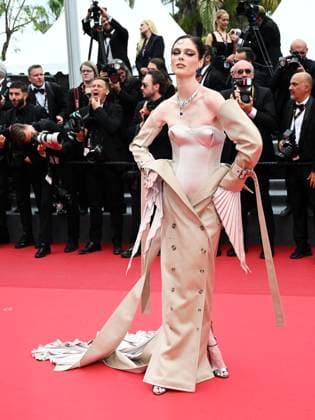 Cannes, 77th Cannes Film Festival 2024, Seventh evening - Red carpet film The Apprentice - In the photo: Coco Rocha  Copyright: xSimonexComix xipa-agency.netx xPoolxPhotoxEventsx03x IPA_Agency_IPA46314510