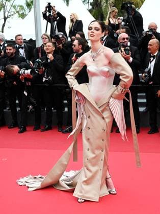 Cannes, 77th Cannes Film Festival 2024, Seventh evening - Red carpet film The Apprentice - In the photo: Coco Rocha  Copyright: xSimonexComix xipa-agency.netx xPoolxPhotoxEventsx03x IPA_Agency_IPA46314513