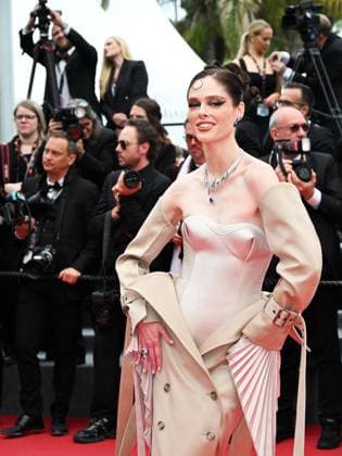 Cannes, 77th Cannes Film Festival 2024, Seventh evening - Red carpet film The Apprentice - In the photo: Coco Rocha  Copyright: xSimonexComix xipa-agency.netx xPoolxPhotoxEventsx03x IPA_Agency_IPA46314515