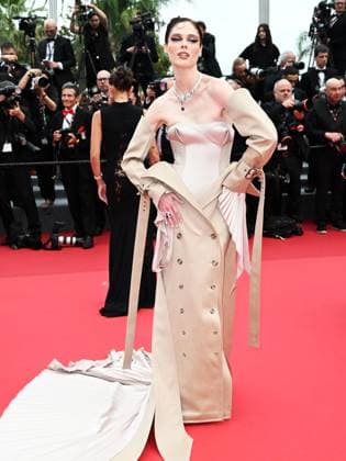 Cannes, 77th Cannes Film Festival 2024, Seventh evening - Red carpet film The Apprentice - In the photo: Coco Rocha  Copyright: xSimonexComix xipa-agency.netx xPoolxPhotoxEventsx03x IPA_Agency_IPA46314516