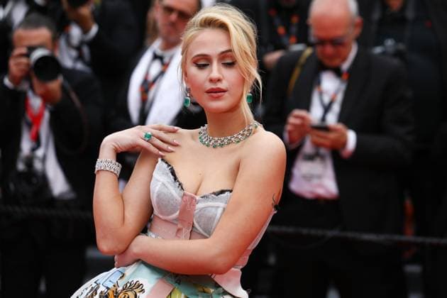May 20, 2024, Cannes, Cote D azur, France: MARIA BAKALOVA walks the red carpet ahead of The Apprentice Premiere screening at the 77th Annual Cannes Film Festival at Palais des Festivals in Cannes, France Cannes France - ZUMAc179 20240520_zep_c179_087 Copyright: xMickaelxChavetx