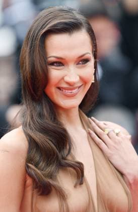 Australian model Bella Hadid attends the premiere of The Apprentice at the 77th Cannes Film Festival in Cannes, France on Monday May 20, 2024.  CAN20240520183 RUNExHELLESTAD