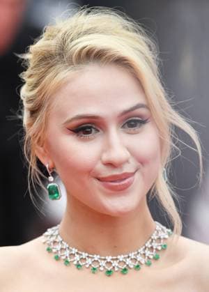 Bulgarian actress Maria Bakalova attends the premiere of The Apprentice at the 77th Cannes Film Festival in Cannes, France on Monday May 20, 2024.  CAN20240520170 RUNExHELLESTAD
