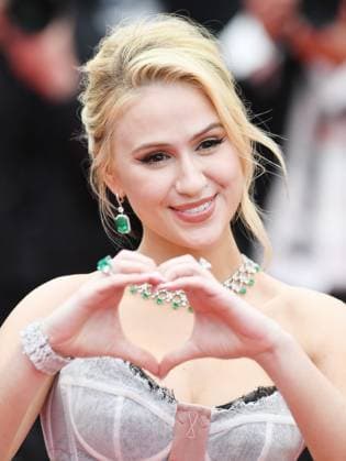 Bulgarian actress Maria Bakalova attends the premiere of The Apprentice at the 77th Cannes Film Festival in Cannes, France on Monday May 20, 2024.  CAN20240520172 RUNExHELLESTAD