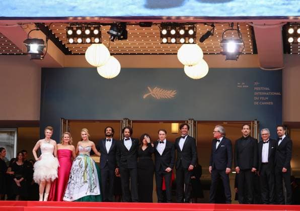 May 20, 2024, Cannes, Cote D azur, France: MARIA BAKALOVA, ALI ABASSI, SEBASTIAN STAN and the cast walk the red carpet ahead of The Apprentice Premiere screening at the 77th Annual Cannes Film Festival at Palais des Festivals in Cannes, France Cannes France - ZUMAc179 20240520_zep_c179_106 Copyright: xMickaelxChavetx