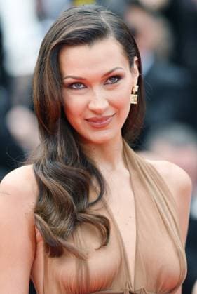 American model Bella Hadid attends the premiere of The Apprentice at the 77th Cannes Film Festival in Cannes, France on Monday May 20, 2024.  CAN20240520181 RUNExHELLESTAD