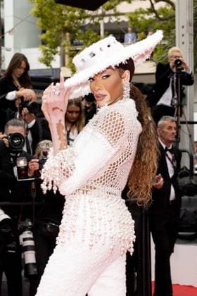 M MontÃ e des marches du film Â The Apprentice Â lors du 77eme Festival International du Film de Cannes Winnie Harlow MontÃ e des marches du film Â The Apprentice Â lors du 77eme Festival International du Film de Cannes, au Palais des Festivals Ã Cannes Le 20 mai 2024 Jacovides Moreau Bestimage Red carpet of the movie Â The Apprentice Â during the 77th Cannes International Film Festival at the Palais des Festivals in Cannes, France On may 20th 2024 Cannes France  Copyright: xJACOVIDES-MOREAUx xBESTIMAGExJACOVIDES-MOREAUx xBESTIMAGEx