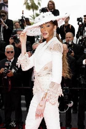 M MontÃ e des marches du film Â The Apprentice Â lors du 77eme Festival International du Film de Cannes Winnie Harlow MontÃ e des marches du film Â The Apprentice Â lors du 77eme Festival International du Film de Cannes, au Palais des Festivals Ã Cannes Le 20 mai 2024 Jacovides Moreau Bestimage Red carpet of the movie Â The Apprentice Â during the 77th Cannes International Film Festival at the Palais des Festivals in Cannes, France On may 20th 2024 Cannes France  Copyright: xJACOVIDES-MOREAUx xBESTIMAGExJACOVIDES-MOREAUx xBESTIMAGEx