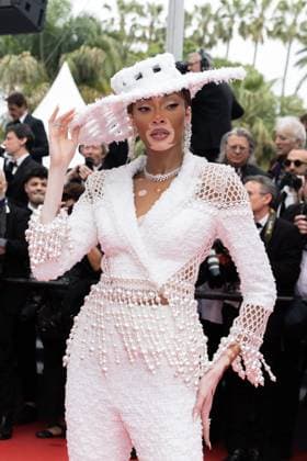 B MontÃ e des marches du film Â The Apprentice Â lors du 77eme Festival International du Film de Cannes Winnie Harlow MontÃ e des marches du film Â The Apprentice Â lors du 77eme Festival International du Film de Cannes, au Palais des Festivals Ã Cannes On may 20th 2024 Olivier Borde Bestimage Red carpet of the movie Â The Apprentice Â during the 77th Cannes International Film Festival at the Palais des Festivals in Cannes, France On may 20th 2024 Cannes France  Copyright: xOLIVIERxBORDEx xBESTIMAGExOLIVIERxBORDEx xBESTIMAGEx