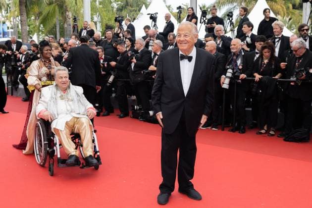B Red carpet of the movie Â The Apprentice Â during the 77th Cannes International Film Festival Paul Loup Sulitzer et Supriya Ansuya Devi Rathoar, Massimo Gargia Red carpet of the movie Â The Apprentice Â during the 77th Cannes International Film Festival, au Palais des Festivals Ã Cannes On may 20th 2024 Olivier Borde Bestimage Red carpet of the movie Â The Apprentice Â during the 77th Cannes International Film Festival at the Palais des Festivals in Cannes, France On may 20th 2024 Cannes France  Copyright: xOLIVIERxBORDEx xBESTIMAGExOLIVIERxBORDEx xBESTIMAGEx
