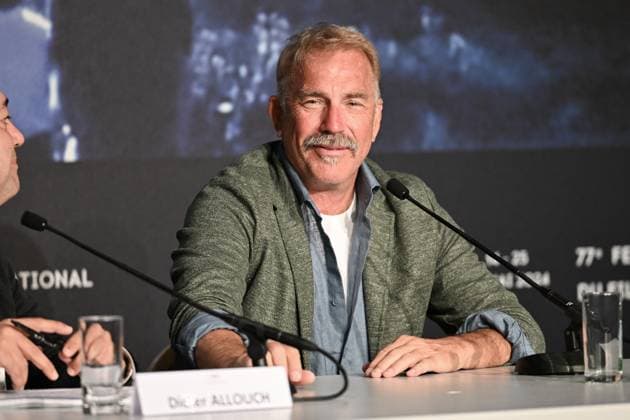 77eme Festival International du Film de Cannes MontÃ e des marches du film 77th International Cannes Film Festival Press Conference HORIZON KEVIN COSTNER 305241 2024 05 20 Costner, Kevin  Copyright: xSergexArnalx xStarfacex STAR_305241_023