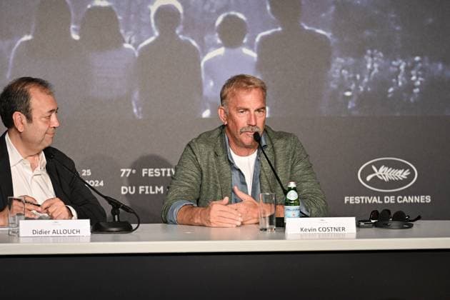 77eme Festival International du Film de Cannes MontÃ e des marches du film 77th International Cannes Film Festival Press Conference HORIZON KEVIN COSTNER 305241 2024 05 20 Costner, Kevin  Copyright: xSergexArnalx xStarfacex STAR_305241_024