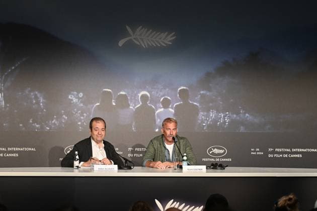 77eme Festival International du Film de Cannes MontÃ e des marches du film 77th International Cannes Film Festival Press Conference HORIZON KEVIN COSTNER 305241 2024 05 20 Costner, Kevin  Copyright: xSergexArnalx xStarfacex STAR_305241_025