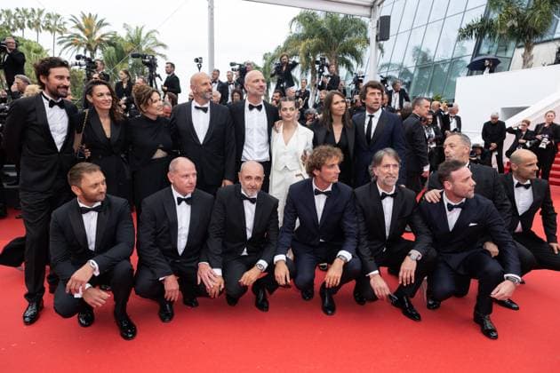 B MontÃ e des marches du film Â The Apprentice Â lors du 77eme Festival International du Film de Cannes Jeanne Herry, Hugo SÃ lignac, guest MontÃ e des marches du film Â The Apprentice Â lors du 77eme Festival International du Film de Cannes, au Palais des Festivals Ã Cannes On may 20th 2024 Olivier Borde Bestimage Red carpet of the movie Â The Apprentice Â during the 77th Cannes International Film Festival at the Palais des Festivals in Cannes, France On may 20th 2024 Cannes France  Copyright: xOLIVIERxBORDEx xBESTIMAGExOLIVIERxBORDEx xBESTIMAGEx
