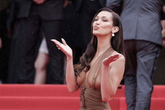 Cannes The Apprentice Screening DB Bella Hadid attends the The Apprentice Red Carpet at the 77th annual Cannes Film Festival at Palais des Festivals on May 20, 2024 in Cannes, France. Photo by David Boyer ABACAPRESS.COM Cannes France  Copyright: xBoyerxDavid ABACAx