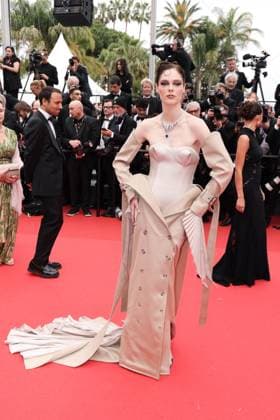 Cannes The Apprentice Screening DB Coco Rocha attends the The Apprentice Red Carpet at the 77th annual Cannes Film Festival at Palais des Festivals on May 20, 2024 in Cannes, France. Photo by David Boyer ABACAPRESS.COM Cannes France  Copyright: xBoyerxDavid ABACAx