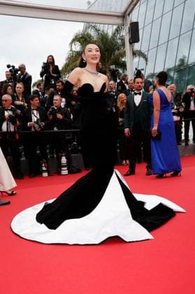 Jessica Wang at the premiere of the feature film The Apprentice at the Festival de Cannes 2024 77 Cannes International Film Festival at the Palais des Festivals Cannes, 20 05 2024 Foto:xD.xBedrosianx xFuturexImagex apprentice_4502