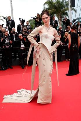 Coco Rocha at the premiere of the feature film The Apprentice at the Festival de Cannes 2024 77 Cannes International Film Festival at the Palais des Festivals Cannes, 20 05 2024 Foto:xD.xBedrosianx xFuturexImagex apprentice_4514
