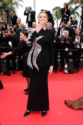 Adriana Sklenarikova at the premiere of the feature film The Apprentice at the Festival de Cannes 2024 77 Cannes International Film Festival at the Palais des Festivals Cannes, 20 05 2024 Foto:xD.xBedrosianx xFuturexImagex apprentice_4600