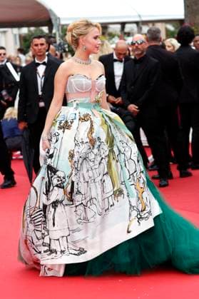 Maria Bakalova at the premiere of the feature film The Apprentice at the Festival de Cannes 2024 77 Cannes International Film Festival at the Palais des Festivals Cannes, 20 05 2024 Foto:xD.xBedrosianx xFuturexImagex apprentice_4603