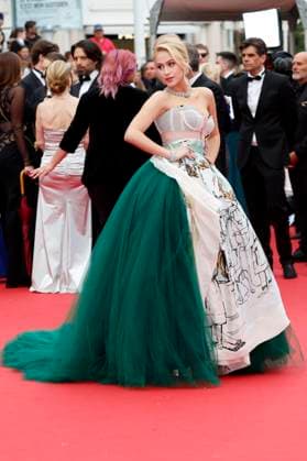 Maria Bakalova at the premiere of the feature film The Apprentice at the Festival de Cannes 2024 77 Cannes International Film Festival at the Palais des Festivals Cannes, 20 05 2024 Foto:xD.xBedrosianx xFuturexImagex apprentice_4604