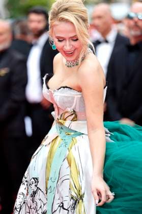 Maria Bakalova at the premiere of the feature film The Apprentice at the Festival de Cannes 2024 77 Cannes International Film Festival at the Palais des Festivals Cannes, 20 05 2024 Foto:xD.xBedrosianx xFuturexImagex apprentice_4607