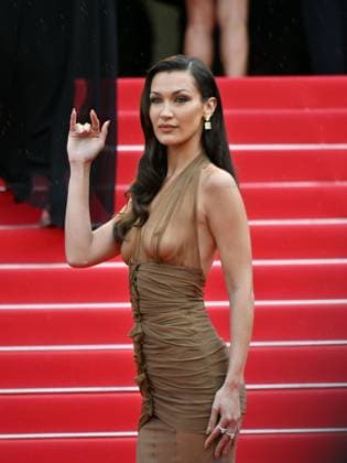 Cannes, 77th Cannes Film Festival 2024, Seventh evening - Red carpet film The Apprentice - In the photo: Bella Hadid  Copyright: xManuelexMangiarottix xipa-agencyx xPoolxPhotoxEventsx03x IPA_Agency_IPA46320624