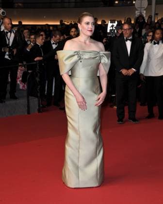 Cannes, 77th Cannes Film Festival 2024, Red carpet film The Shrouds (Les Linceuls) In the photo: Greta Gerwig  Copyright: xAlbertoxTerenghix xipa-agency.nex xPoolxPhotoxEventsx03x IPA_Agency_IPA46323768
