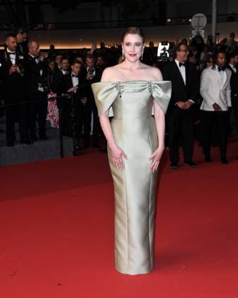 Cannes, 77th Cannes Film Festival 2024, Red carpet film The Shrouds (Les Linceuls) In the photo: Greta Gerwig  Copyright: xAlbertoxTerenghix xipa-agency.nex xPoolxPhotoxEventsx03x IPA_Agency_IPA46323771