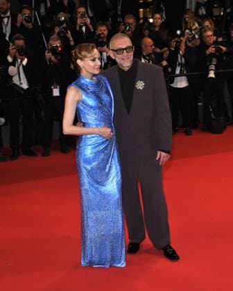 Cannes, France: Cannes, 77th Cannes Film Festival 2024, Red carpet film The Shrouds (Les Linceuls) In the photo: Diane Kruger, Vincent Cassel Cannes France  - ZUMAp169 20240520_zea_p169_1829 Copyright: xAlbertoxTerenghix