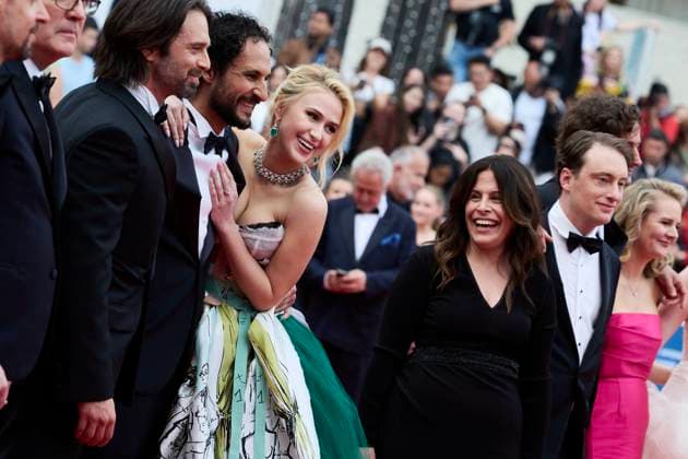 M MontÃ e des marches du film Â The Apprentice Â lors du 77eme Festival International du Film de Cannes Sebastian Stan, Ali Abbasi, Maria Bakalova, Amy Baer, Gabriel Sherman MontÃ e des marches du film Â The Apprentice Â lors du 77eme Festival International du Film de Cannes, au Palais des Festivals Ã Cannes On may 20th 2024 Jacovides Moreau Bestimage Red carpet of the movie Â The Apprentice Â during the 77th Cannes International Film Festival at the Palais des Festivals in Cannes, France On may 20th 2024 Cannes France  Copyright: xJACOVIDES-MOREAUx xBESTIMAGExJACOVIDES-MOREAUx xBESTIMAGEx