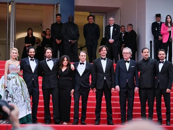 Cannes, France: Cannes, 77th Cannes Film Festival 2024, Seventh evening - Red carpet film The Apprentice - In the photo: The cast Cannes France  - ZUMAp169 20240520_zea_p169_2033 Copyright: xManuelexMangiarottix