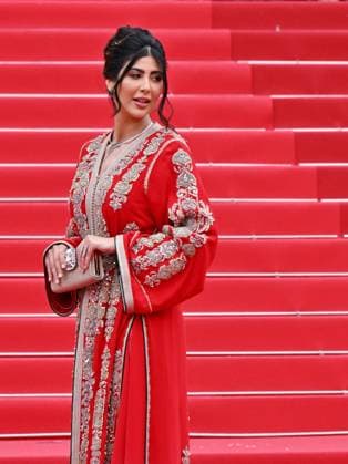 Cannes, France: Cannes, 77th Cannes Film Festival 2024, Seventh evening - Red carpet film The Apprentice - In the photo: Dalal El Ghazzali Cannes France  - ZUMAp169 20240520_zea_p169_2035 Copyright: xManuelexMangiarottix
