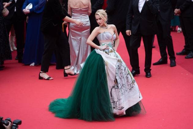 Cannes The Apprentice Premiere Maria Bakalova attending the The Apprentice Premiere as part of the 77th Cannes International Film Festival in Cannes, France on May 20, 2024. Photo by Aurore Marechal ABACAPRESS.COM Cannes France  Copyright: xMarechalxAurore ABACAx